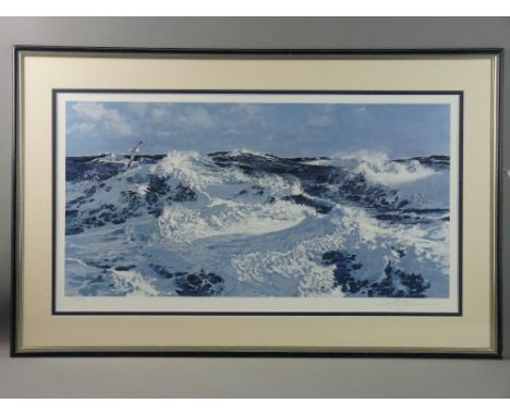 KEITH SHACKLETON 1986 limited edition (51/950) print - seascape, 81 x 44 cms