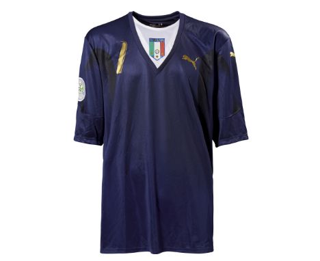 Gianluigi Buffon - Nazionale Italiana di Calcio Gianluigi Buffon - Nazionale Italiana di Calcio  - Stagione 2006 Maglia gara 