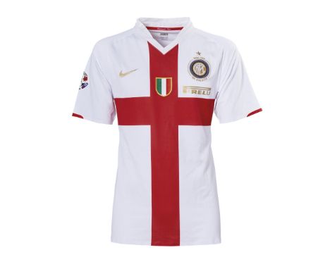 Esteban Cambiasso - F.C. Inter Esteban Cambiasso - F.C. Inter  - 2008 Maglia gara Nike, centenario Inter, a maniche corte, ta