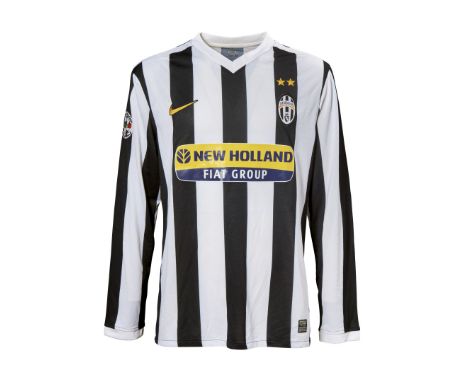Fabio Cannavaro - Juventus F.C. Fabio Cannavaro - Juventus F.C.  - Stagione 2009-2010 Maglia gara Nike, a maniche lunghe, tag