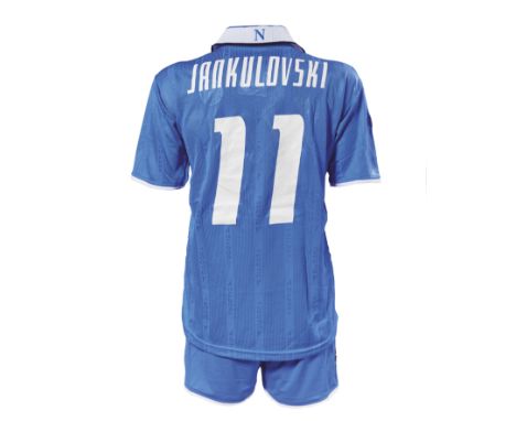 Marek Jankulovski - S.S.C. Napoli  - Stagione 2002-2003  Maglia gara Diadora, a maniche corte, taglia XL. Sul fronte: sponsor