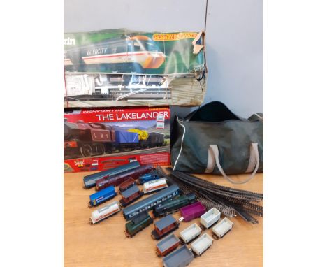 Two train sets (boxed A/F) and mixed model railway accessories, Location: G 