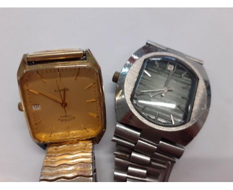 A Rotary wristwatch and vintage Accurist mechanical wristwatchLocation: cab 