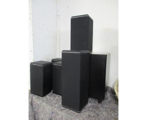 An Axiim Q UHD series, wireless pro surround sound speaker, no media centre 