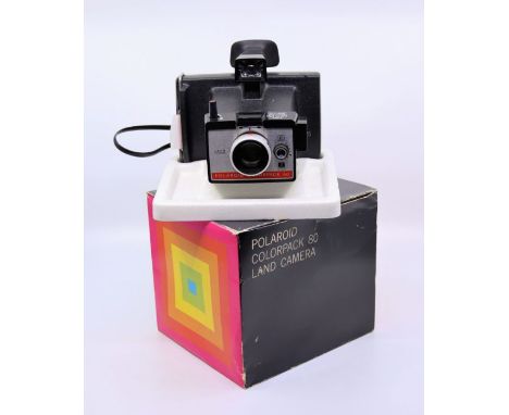 A Polaroid boxed camera&nbsp;