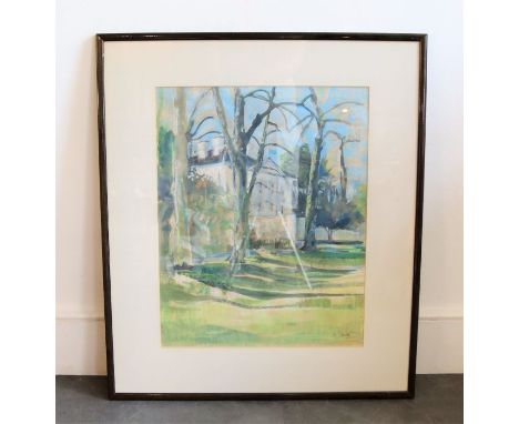 A Jill Storey pastel&nbsp; local interest Teddington Richmond signed landscape study