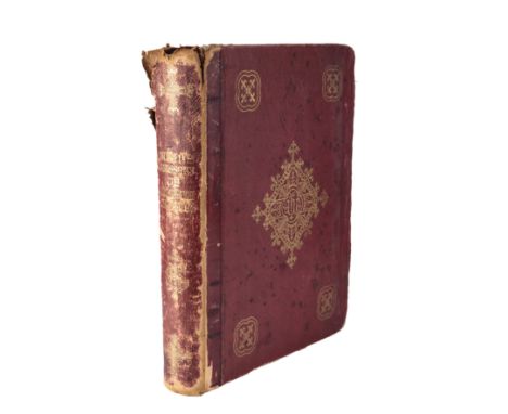 Pugin (A Welby) 'Glossary of Ecclesiastical Ornament and Costume...' Henry Bohn, London 1844 with coloured lithographs, gilt 