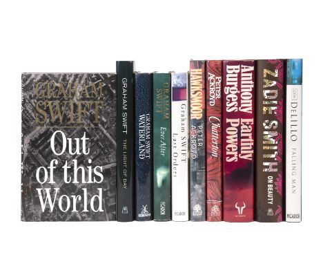 Modern Literature: A collection of first and early editions to include Graham Swift (five titles), Peter Ackroyd (two titles)