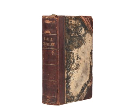 Dickens (Charles). The Life and Adventures of Martin Chuzzlewit'. 1st Ed, Chapman and Hall, London 1844. 38 etched plates by 