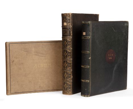 Album 6. 1913. St Moritz Jan 1913. with two photographs signed by Claude Graham-White 1879-1959, Aviation Pioneer, album inco