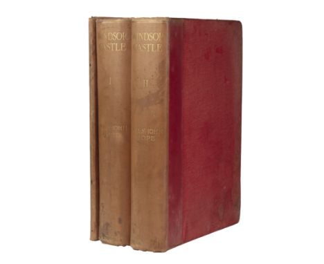 St John Hope (W.H.) 'Windsor Castle An Architectural History'. Country Life, London 1913. 2 vols plus folio of maps/plans etc