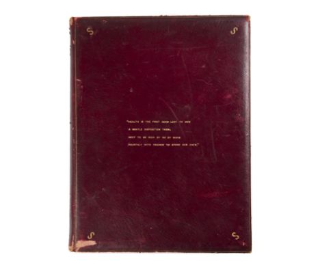 Album 2. 1889-1899. 36pp of monochrome photographs including Beaufort Castle, Drummond Castle, Blenheim Palace, Canford Manor