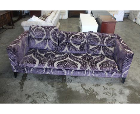 A Heals three seater sofa