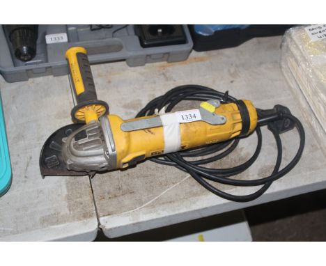 A DeWalt DWE4206 angle grinder