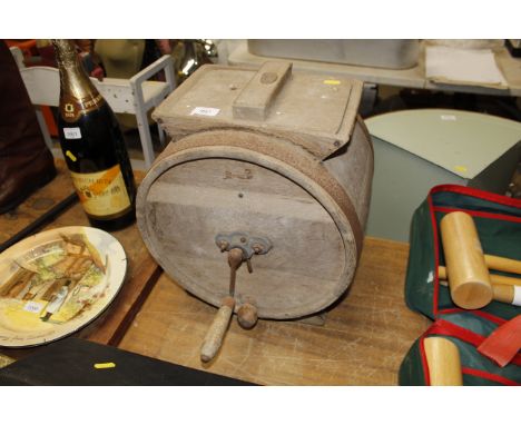 A vintage Lister & Co. dairy churn 