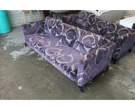 A Heals three seater sofa