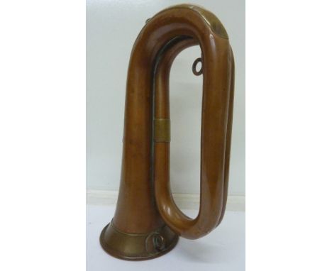 A Hawkes & Son Class C bugle, marked Jardine Co.