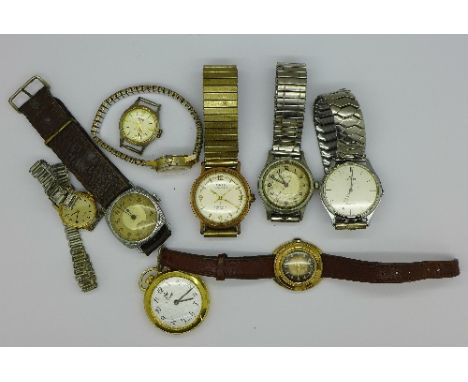 Wristwatches including Ingersoll, Timex, Oris and Lorus