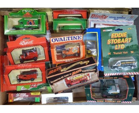 Dinky, Corgi and Yesteryears die-cast model vehicles, boxed