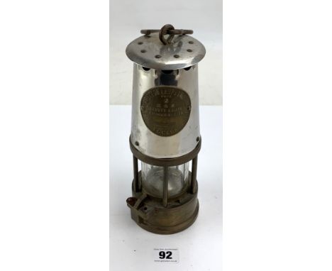 Eccles miners lamp 9" high
