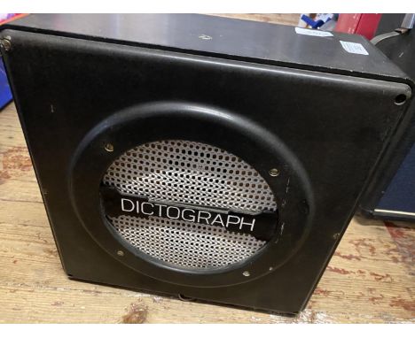 A vintage dictograph bakelite speaker, shipping unavailable 