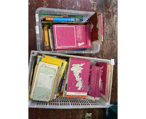 A large quantity of Ordnance Survey maps etc 