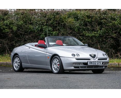 Alfa Romeo’s Type 916 Spider in a desirable colour combination, powered by the superb Busso 3-litre V6. First registered in 2