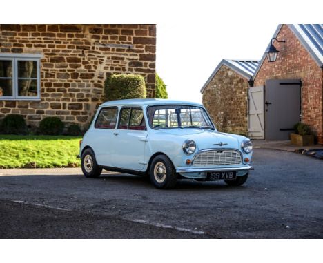 Late 1960 build Morris Mini-Minor sympathetically restored and returned to its original Honolulu Blue. A work of true genius,