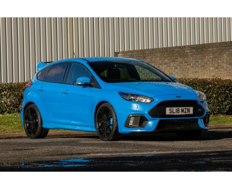 A superb Ford Focus RS Mk3 in vibrant Nitrous Blue with just 1,761 miles from new and fresh from a recent service. 345bhp, 2.