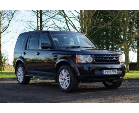 **SALEROOM NOTICE - Please note the electric handbrake is not working.**Well presented Santorini Black Discovery 4 3-litre HS