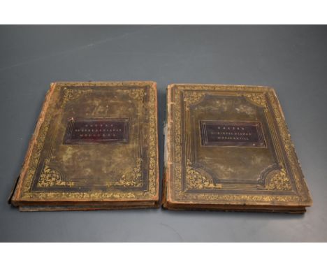 Antiquarian manuscript. Two volumes titled: Noctes Dukinfeldianae. Dated 1828 &amp; 1830. They appear to be a written record 