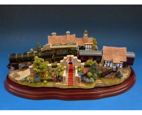 A limited edition Lilliput Lane model 'The Royal Train at Sandringham' 1676/3000, boxed with certificate