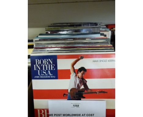 Over 80 LPs and 12" singles from the 1970s and 1980s which includes: U2; David Bowie; Bruce Springsteen; The Doors; The Polic