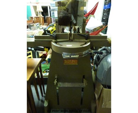 A Framers corner Morso type picture framing guillotine (model VMM serial no 466) with original instruction manual