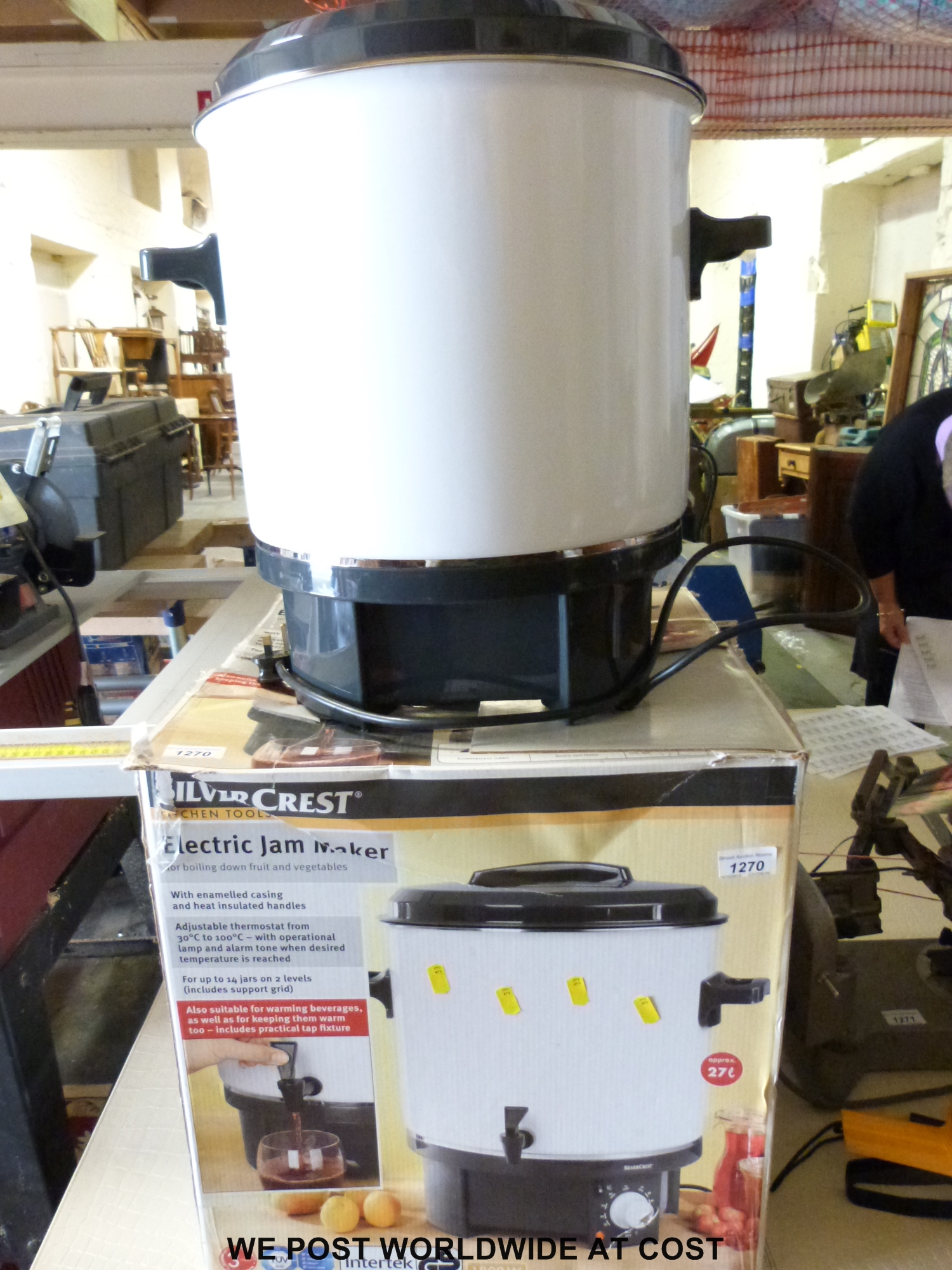 A Silvercrest electric jam maker